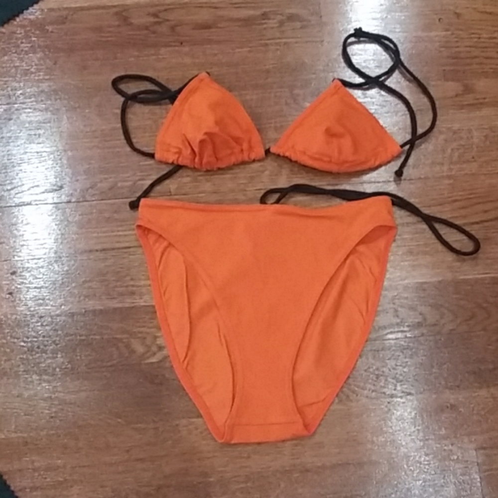 Wolford orange bikini